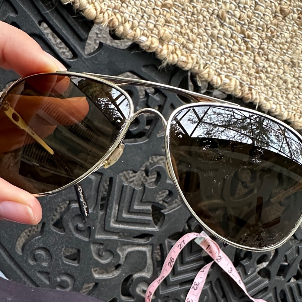 Oakley Aviator Sunglasses - gold, cream and Brown - Picture 8 of 8